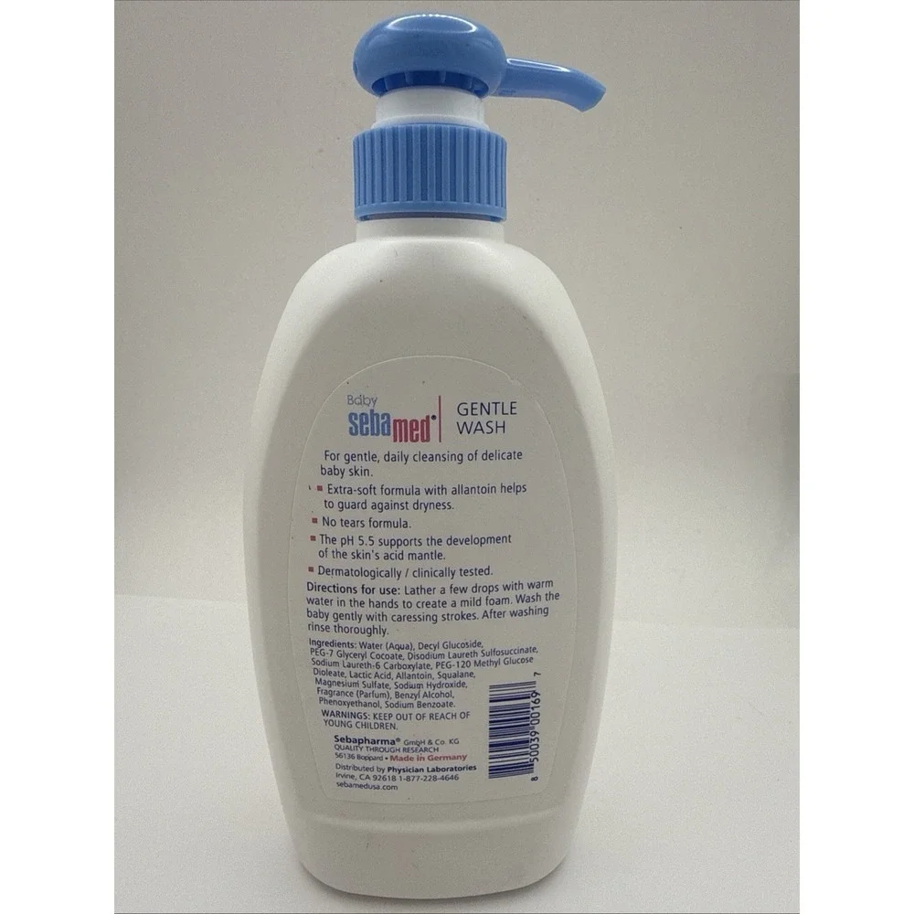 Sebamed Baby Gentle Wash Ph 5.5 With Allantoin 13.5 Fl Oz 400 mL Delicate Skin